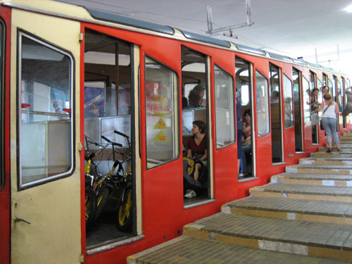Entrance to funicular